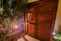 Night time in the sauna